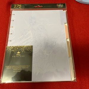 Happy Planner CLASSIC DISNEY PRINCESS Undated Vertical Extension Pack
